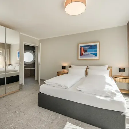 Apartment Strandnahes Doppel-apartment Mit Meerblick, Terrasse & Balkon